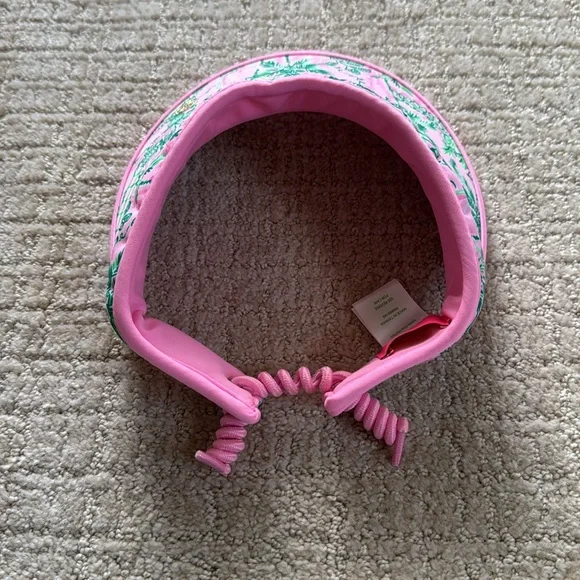 NWOT Lily Pulitzer GWP Visor Mandevilla Baby Always Worth It - Picture 3 of 4